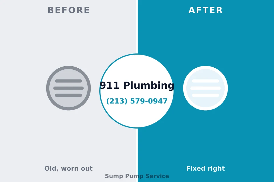 Before and after: plumbing repair Luther, OK